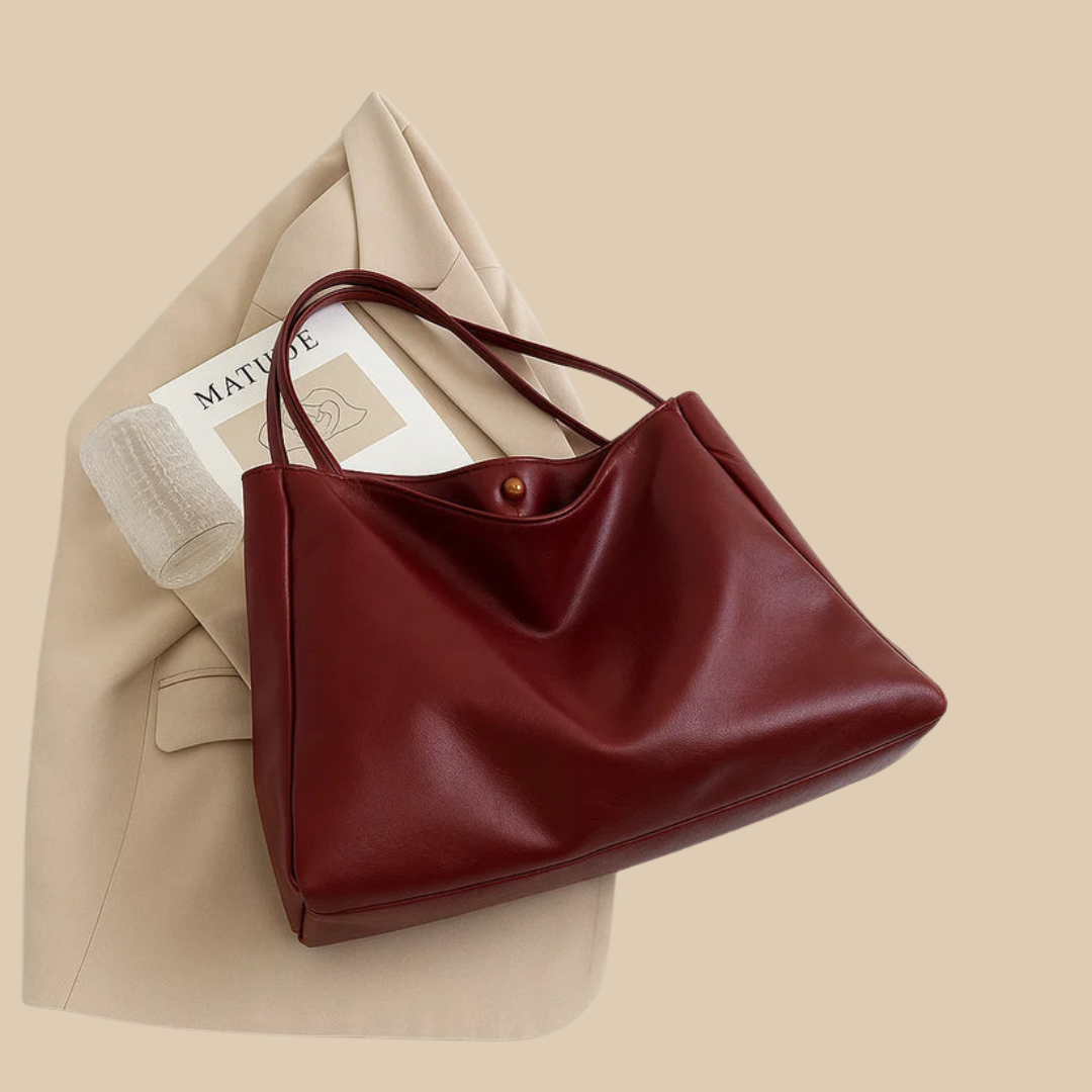 Serena | Designer Shoulder Bags for Women | Red