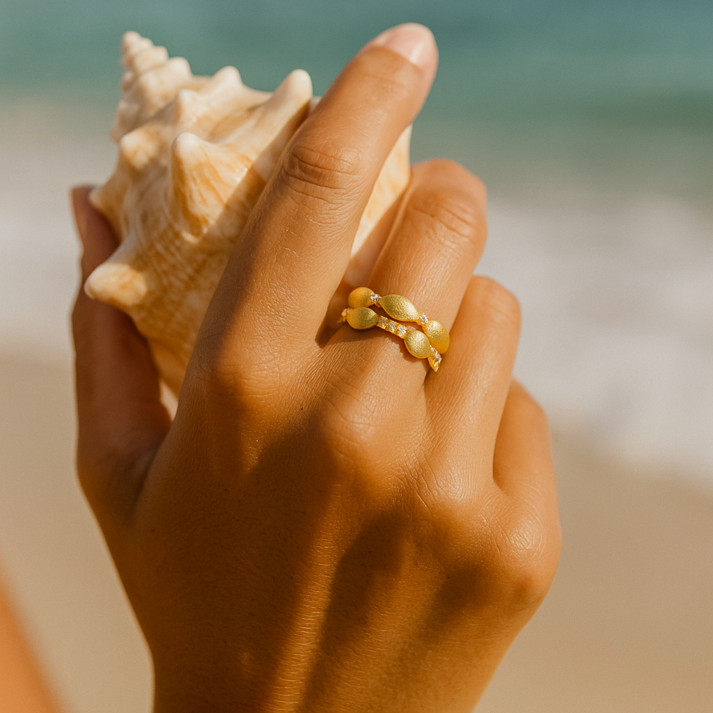 Silver Elegance: Whispering Waves Collection