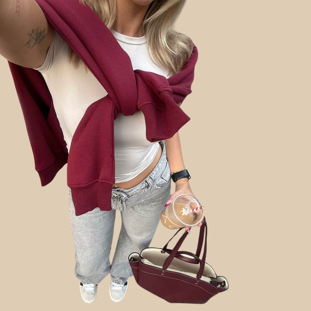 Serene | Designer Shoulder Bags for Women | Red