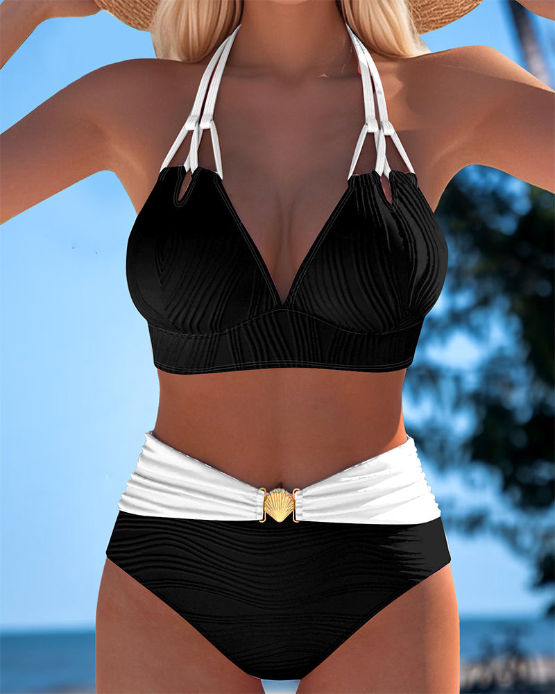Scarlett | Double Strap High Waist Swimsuit