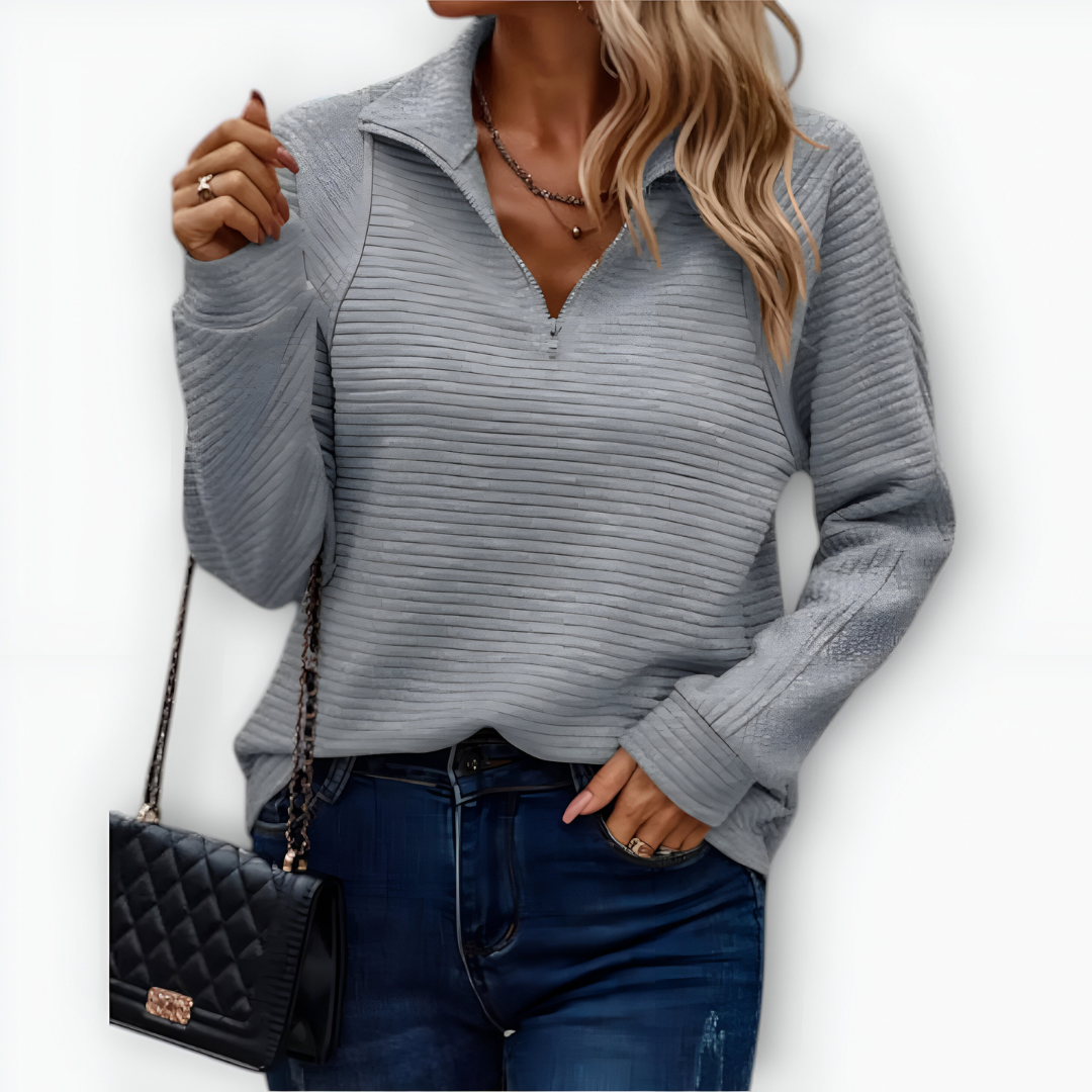 MASHA | Half-zip sweater