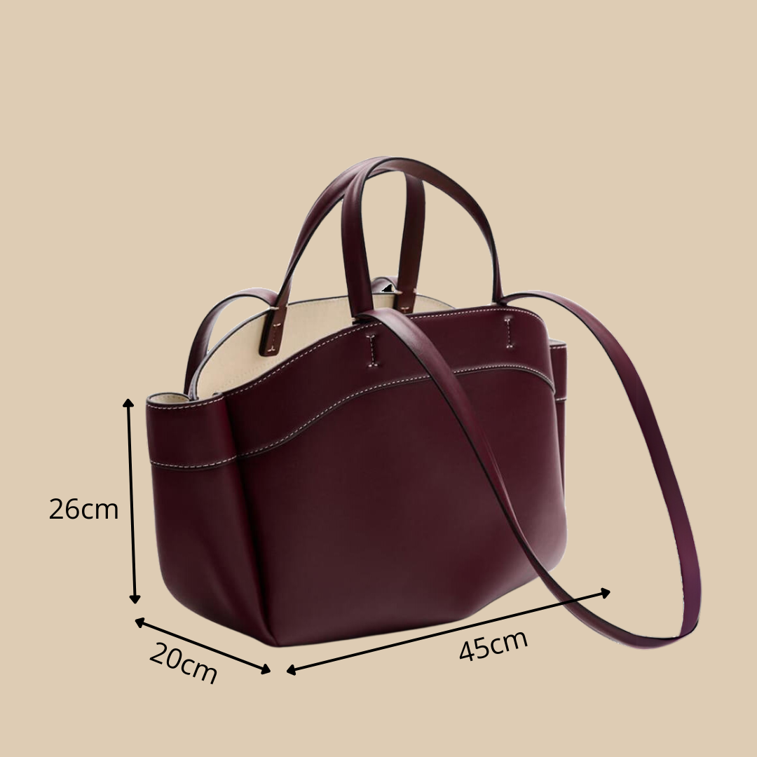 Serene | Designer Shoulder Bags for Women | Red