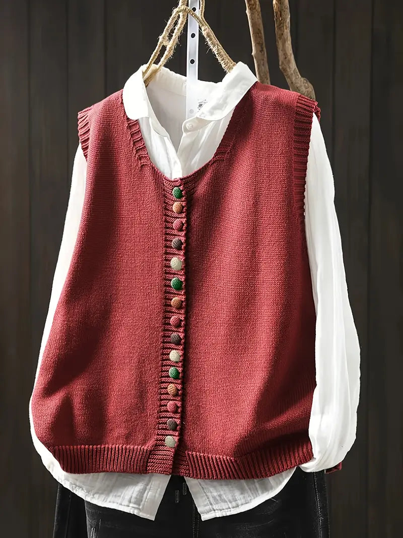 SOFIA | Sleeveless Knitted Vest