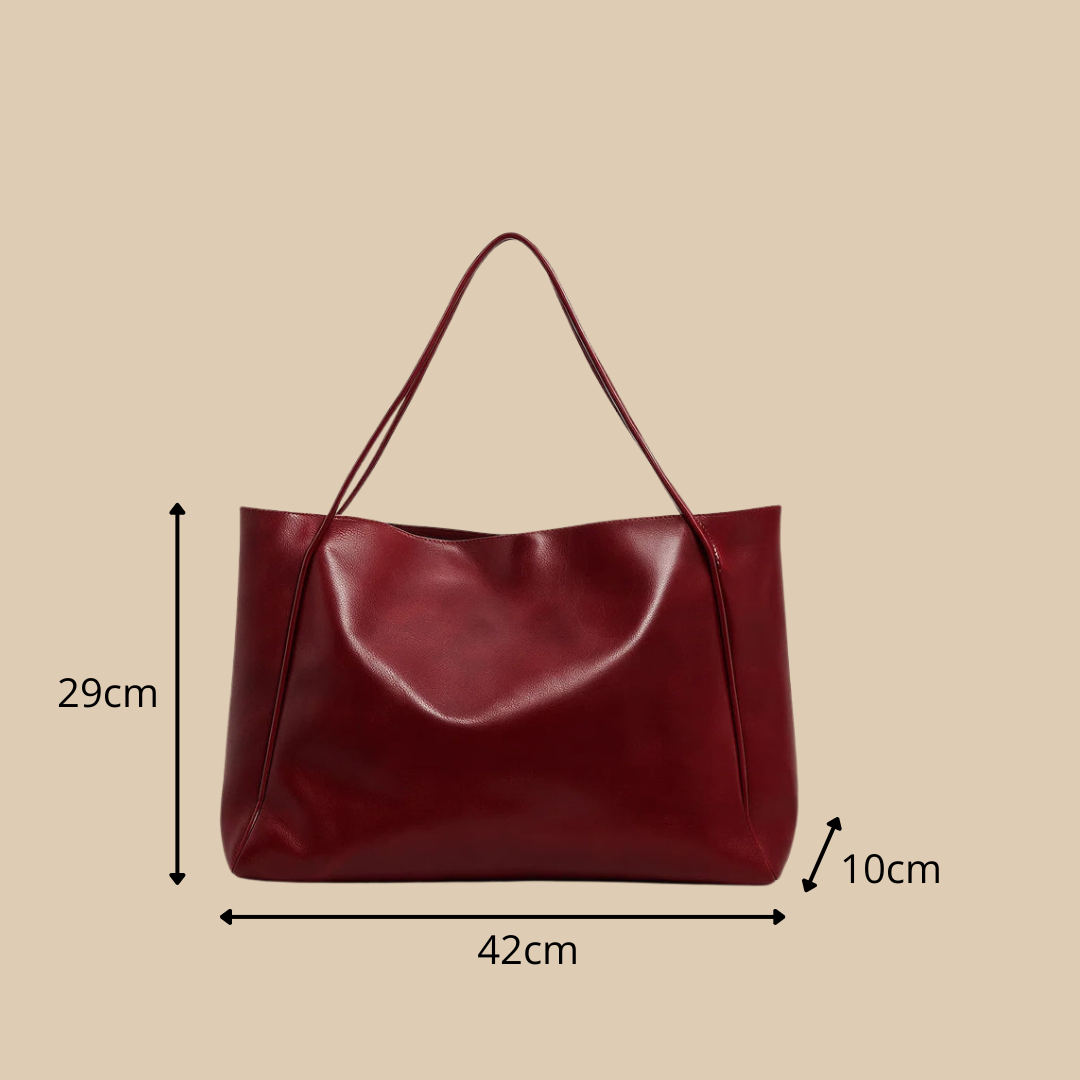 Serena | Designer Shoulder Bags for Women | Red