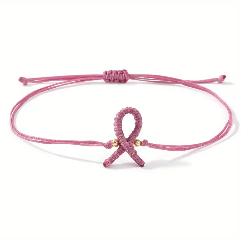 Beaded Ribbon Bracelet | Support Breast Cancer Get 1+1 Free!