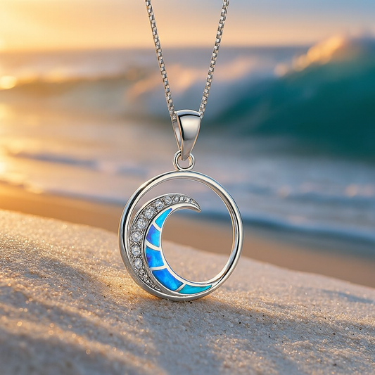 Ocean Whisper Necklace – Anima d’Onda Collection