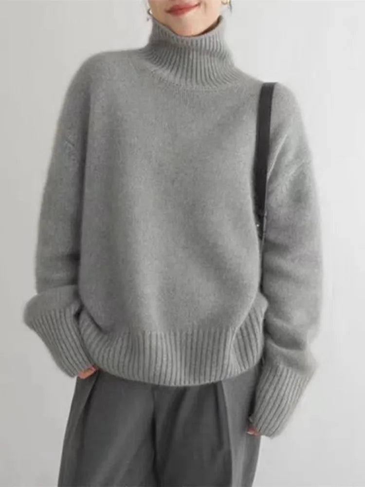 MONIKA | High Collar made of Cashmere