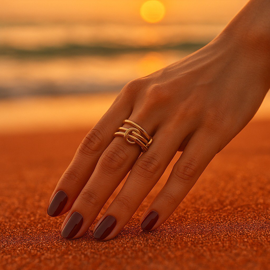 Salacia | Luminous Wave Ring