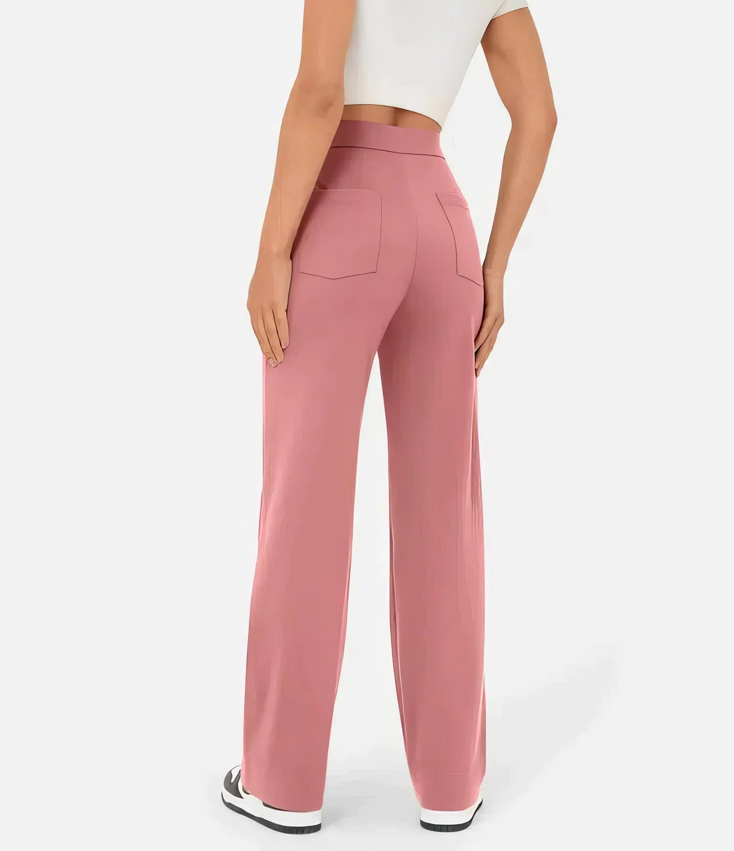Marjorie | High-Waist Stretch & No-Pill Trouser – Timeless Confidence