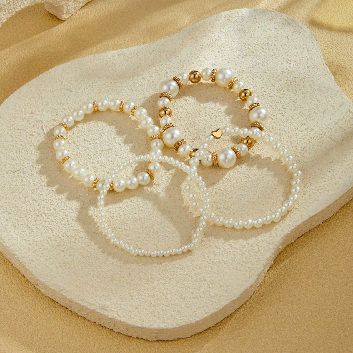 Pearl Bracelet Set