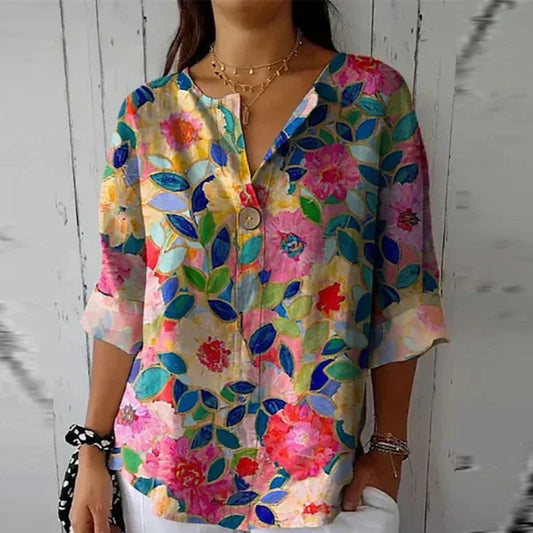 Heleina | Floral Vintage Blouse