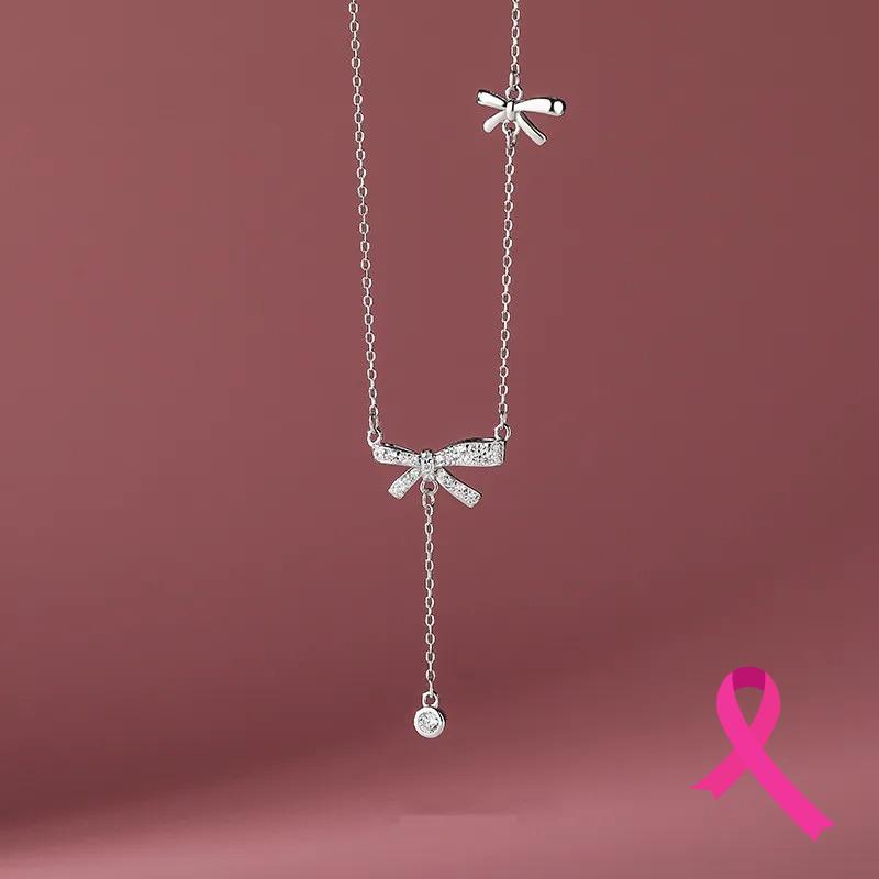 Breast Cancer Support Necklace | 1+1 Free
