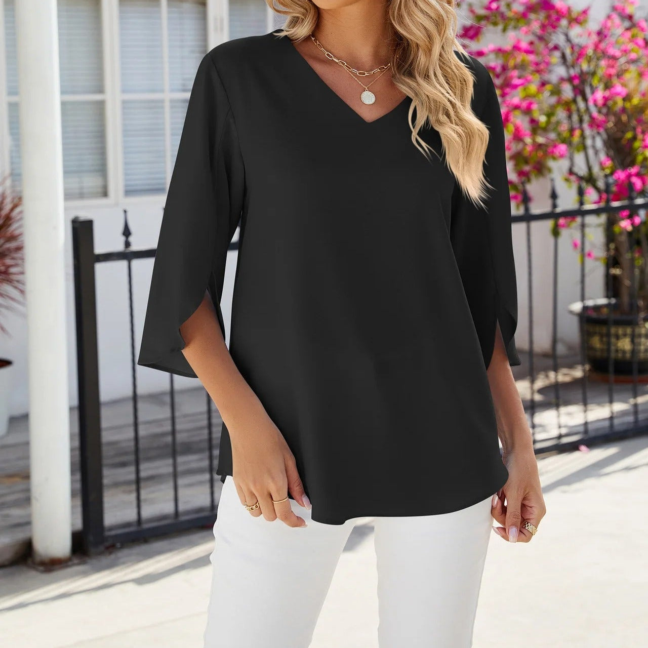 Florise | Everyday Elegance Blouse – Soft, Breathable & Flattering