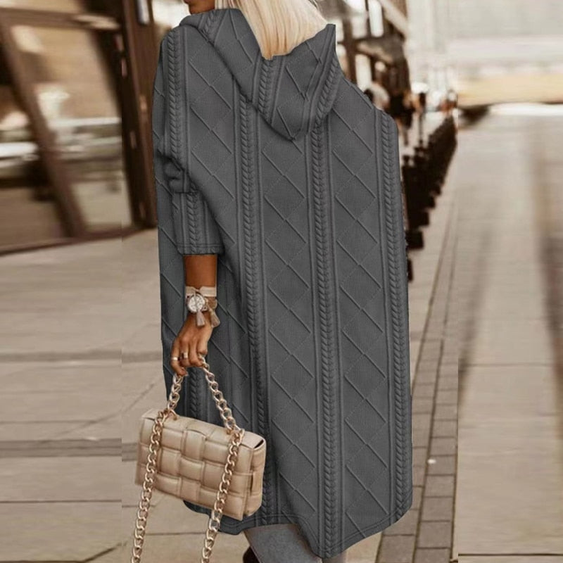 JOHANI | Extended Hooded Cardigan