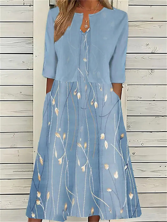 Zinia | Chic Two Piece Midi Dress