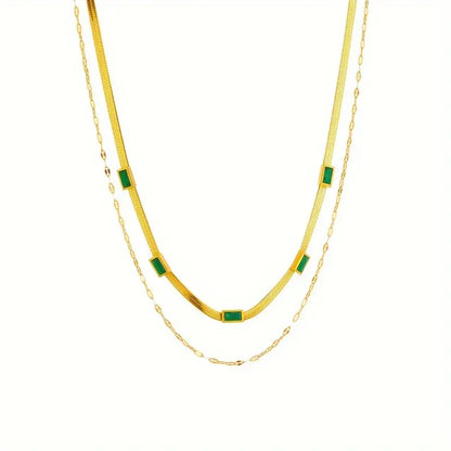 Sorella Gem Double Necklace
