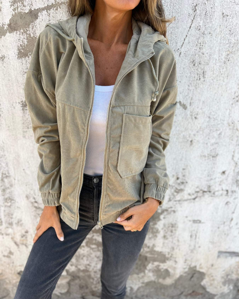 ELLA | Hooded zip-up jacket