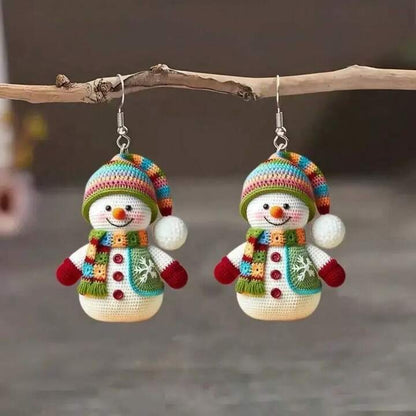 Snowman Magic™ – Christmas Necklace & Earrings Set