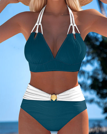 Scarlett | Double Strap High Waist Swimsuit
