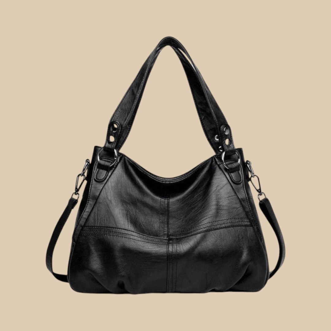 Milanna | Designer Shoulder Bags for Women | Black