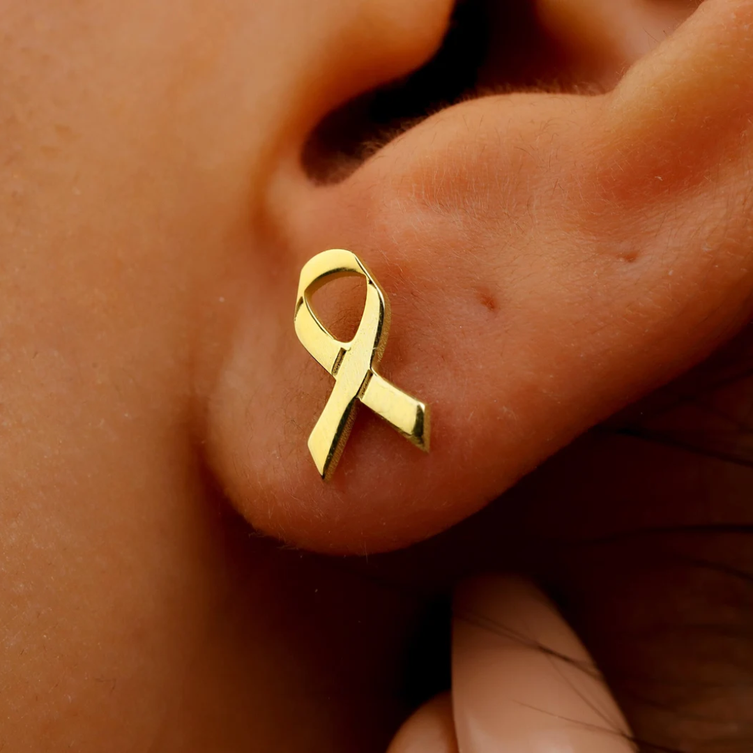 Ribbon Earrings | Breast Cancer Awareness