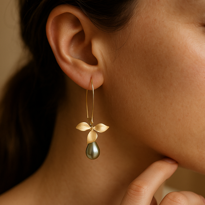 Erzulie | Radiant Leaf Luxe Earrings