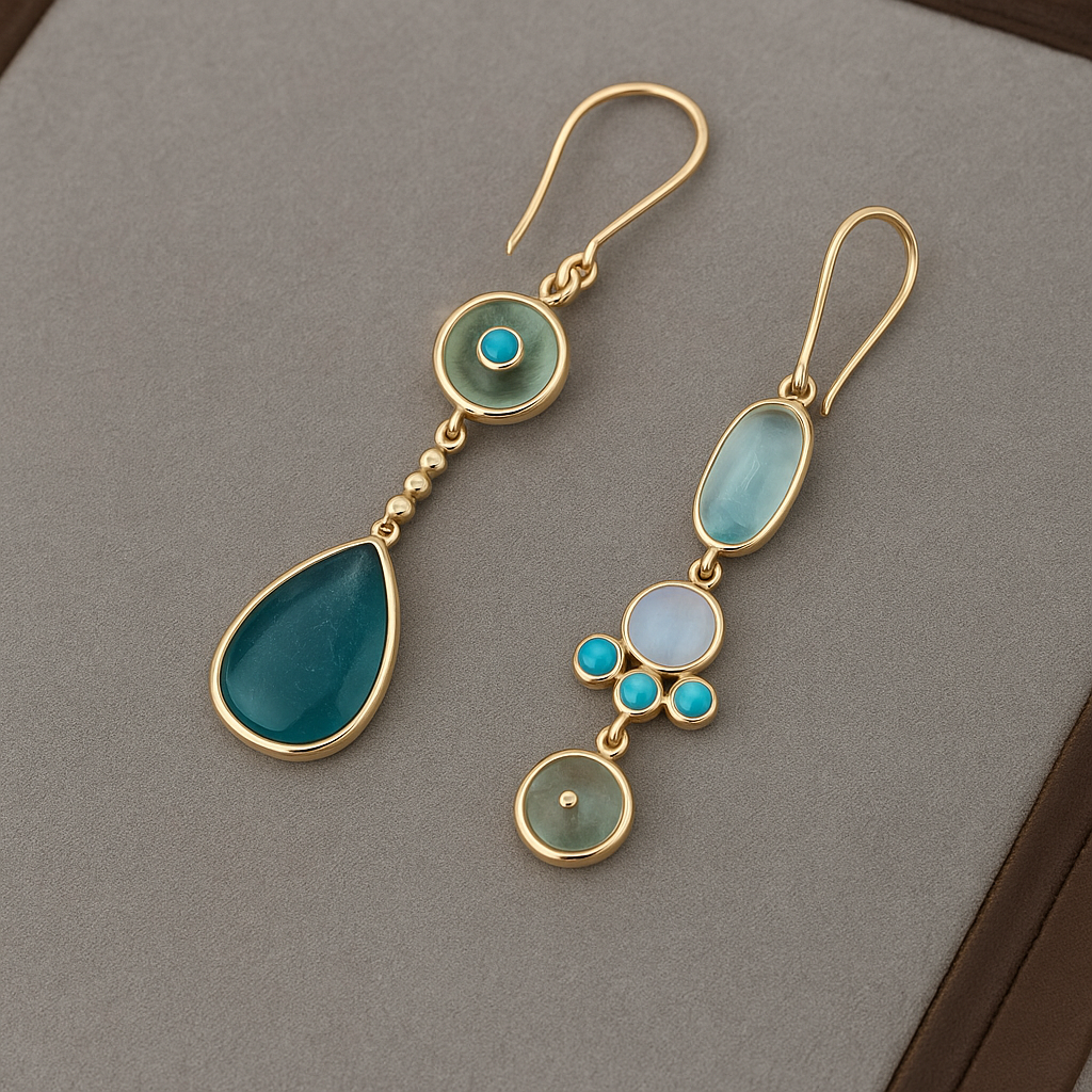 Calista | Blue Dream Dangle Earrings