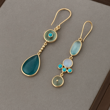 Calista | Blue Dream Dangle Earrings