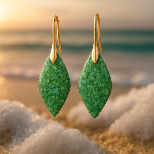 Verinea – Emerald Oasis Sparkle Earrings