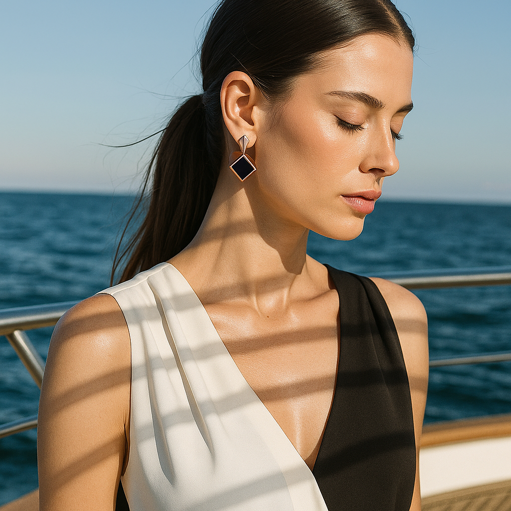 Midnight Sparkle Studs