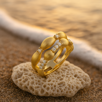 Silver Elegance: Whispering Waves Collection