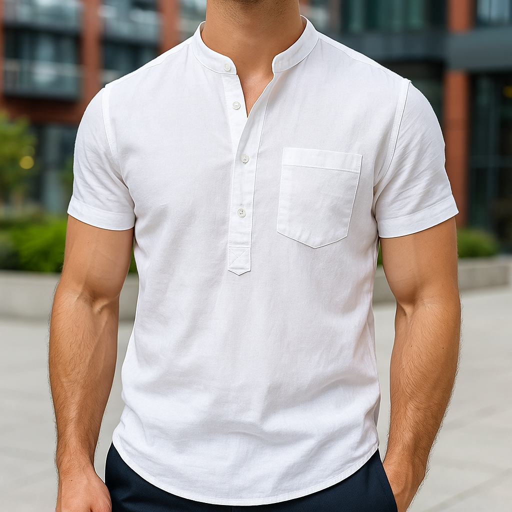 Jude | Smart Casual Stand-Up Shirt
