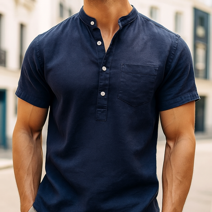 Jude | Smart Casual Stand-Up Shirt