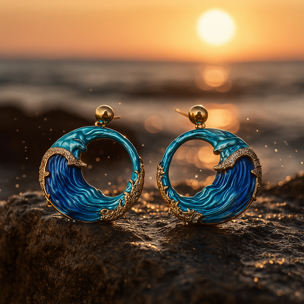 Sea View Earrings