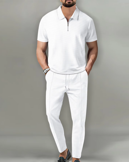 Zandro | Smart-Casual Zip Polo Set