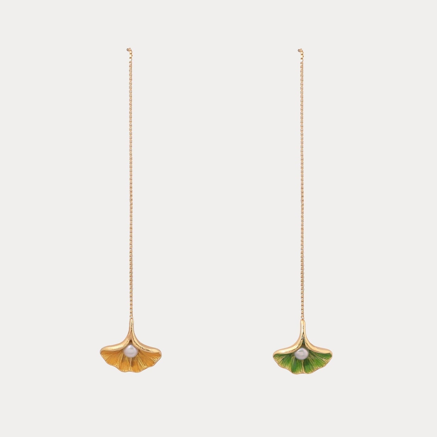 Ginkgo Leaf Earrings