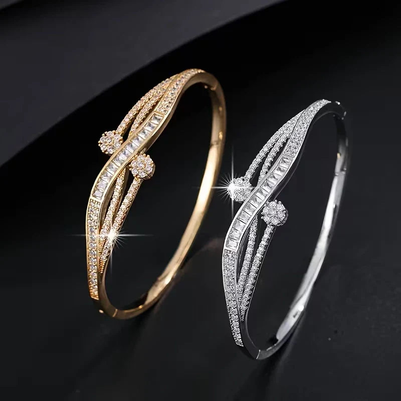 Breast Cancer Support Sparkle Bracelets | Get 1+1 Free