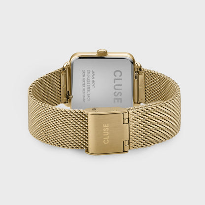 La Tétragone Watch Mesh, White, Gold Colour