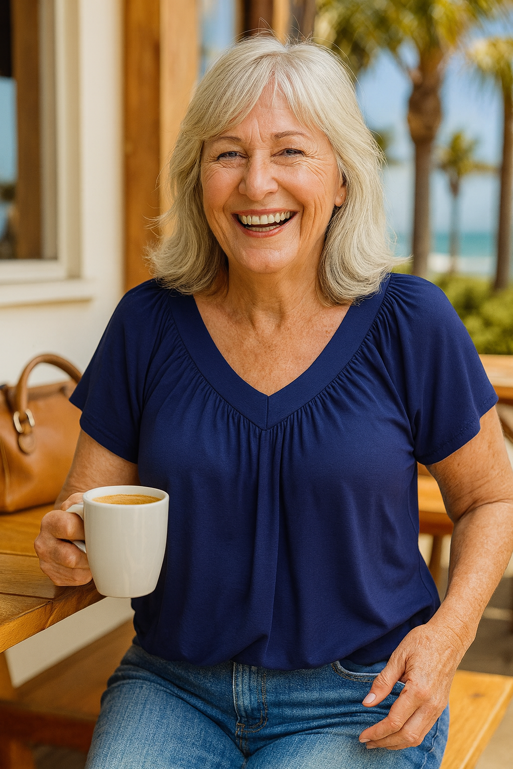 Maris| Luxe Comfort Top – Flattering Ease for Every Day