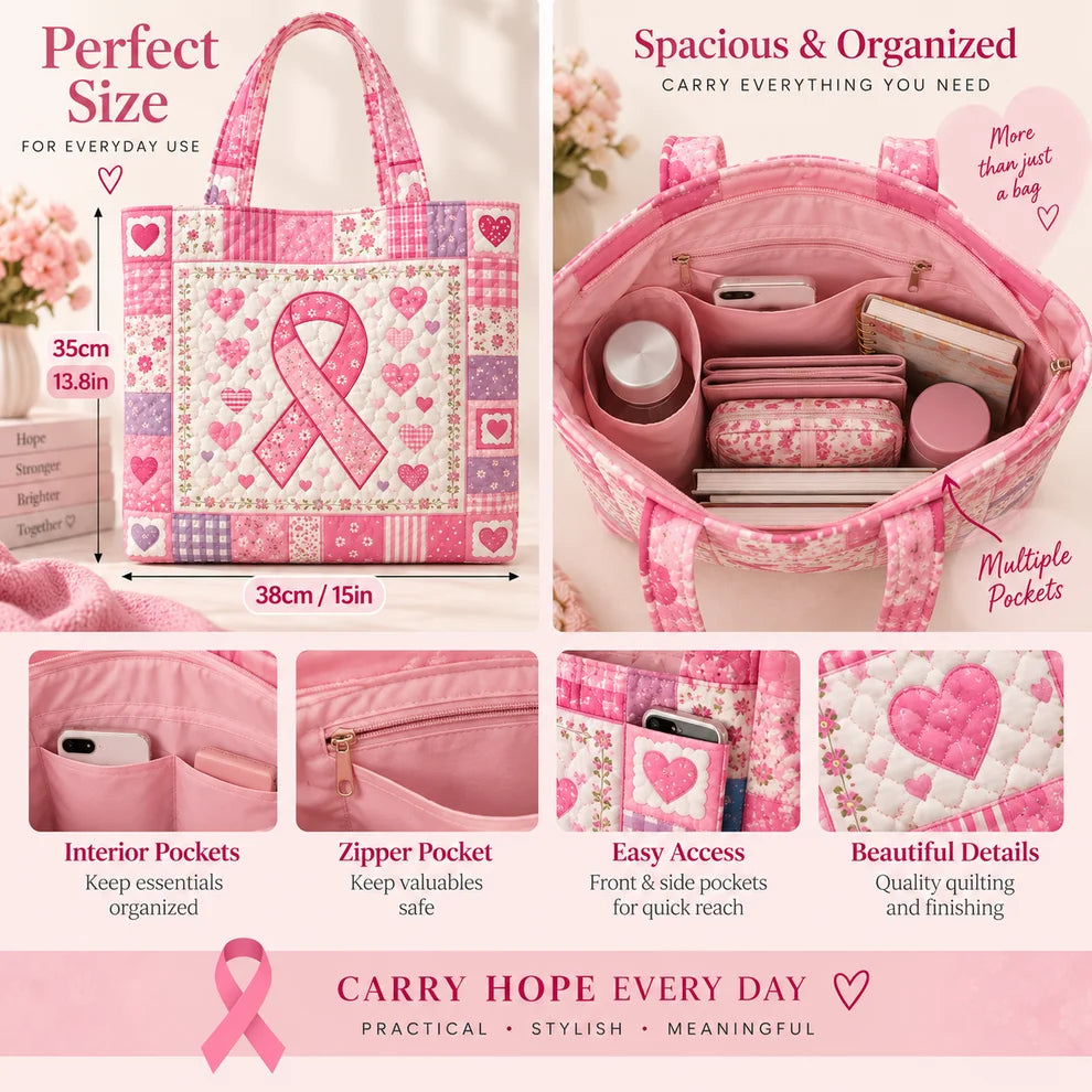 Breast Cancer Awareness Tote Bag