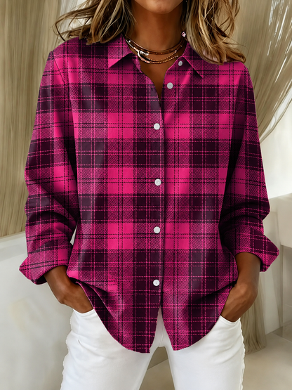 Casual Pink Retro Awareness Top