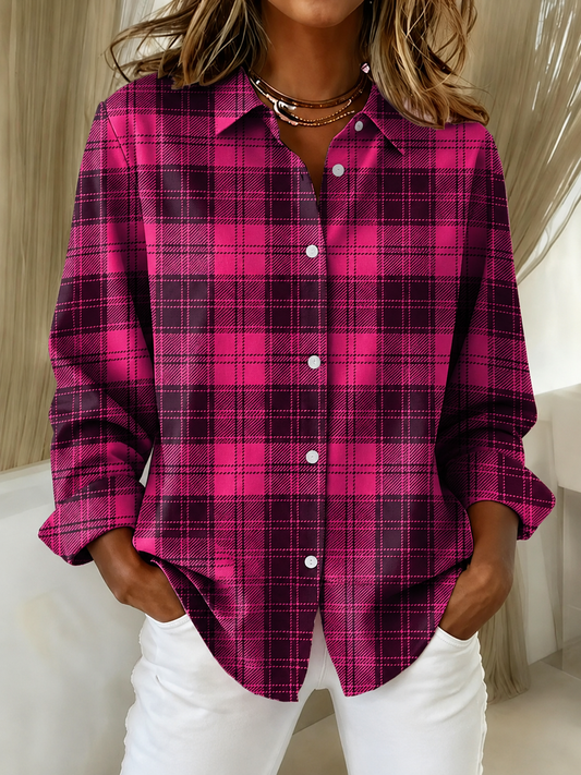 Casual Pink Retro Awareness Top