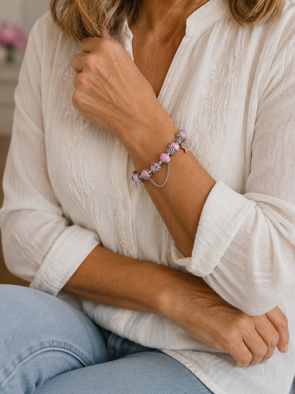 Breast Cancer Awareness Bracelet