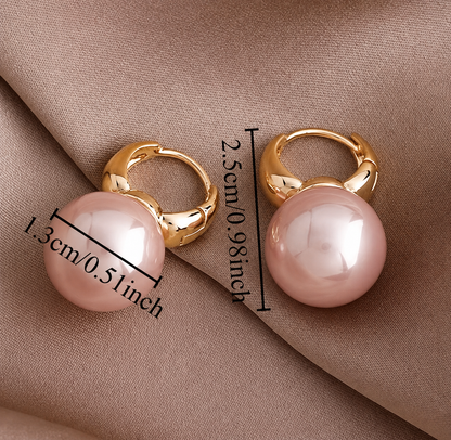 Pearls With a Purpose Breast Cancer Earrings