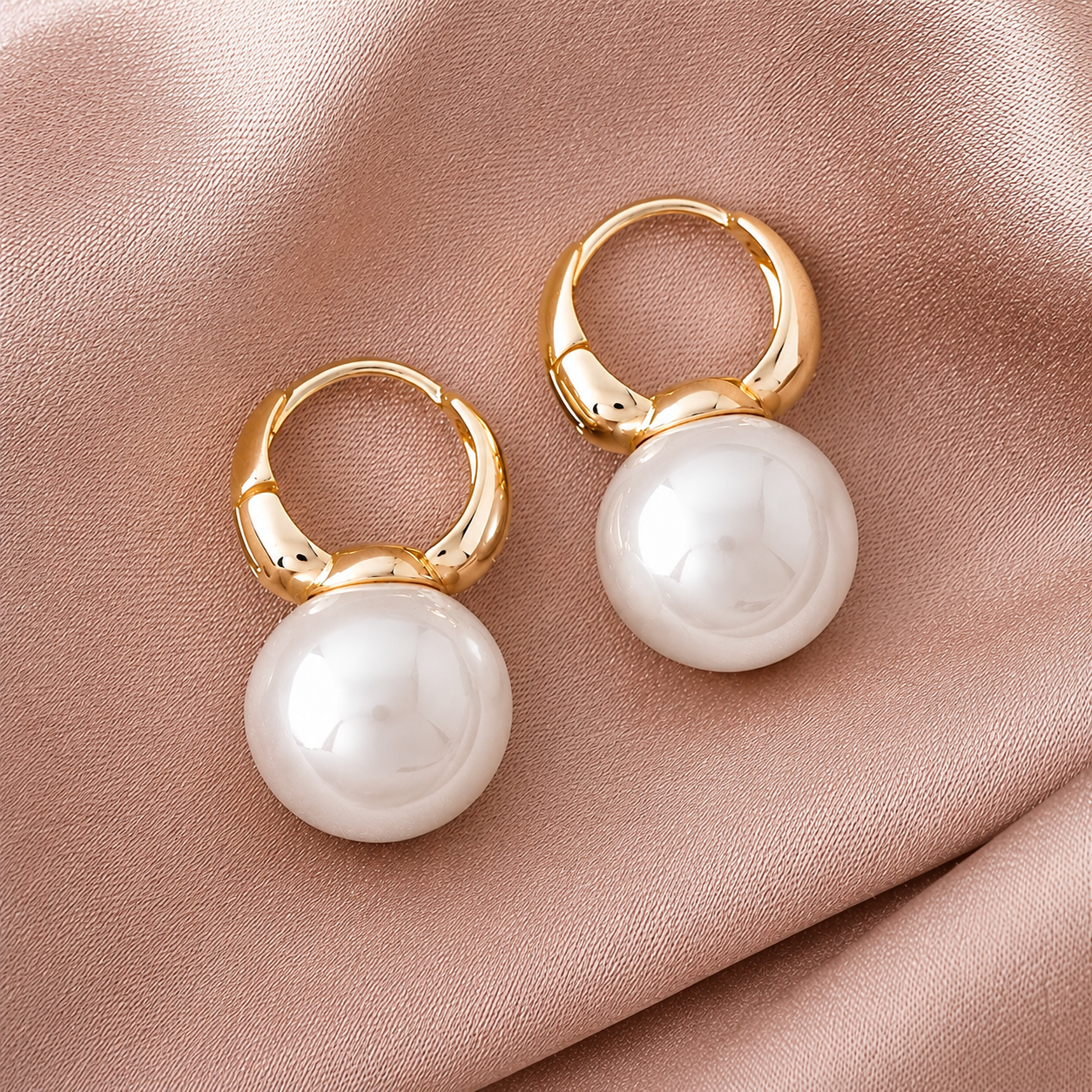 Pearls With a Purpose Breast Cancer Earrings