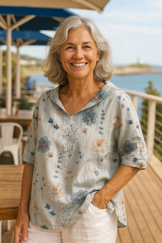 Maristelle | Bloom Blouse – Flattering Fit, Carefree Comfort