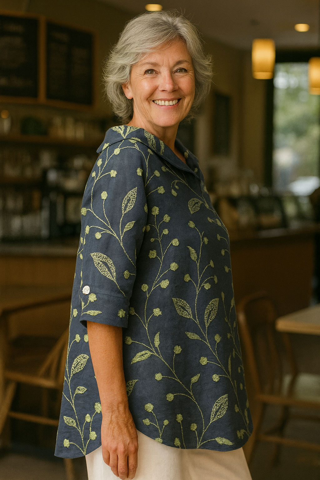 Maristelle | Bloom Blouse – Flattering Fit, Carefree Comfort