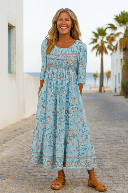 Meliora | Everyday Elegance Midi Dress – Flattering Comfort, Timeless Confidence