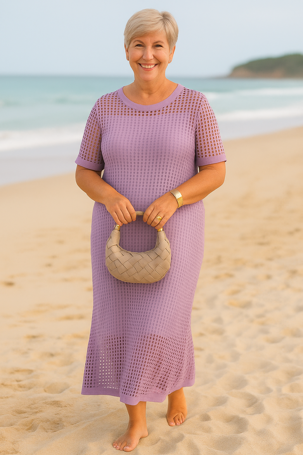 Celestia |  Two-Piece Boat Neck Dress