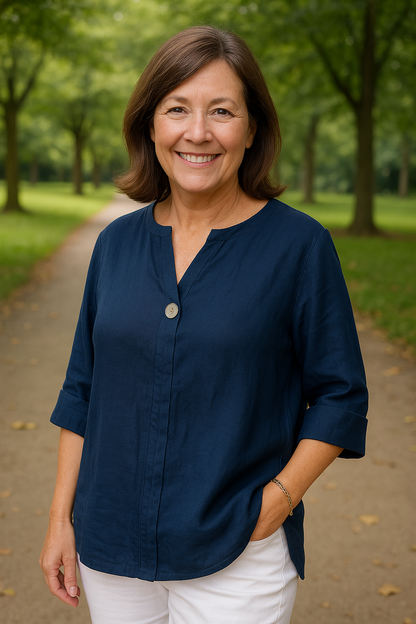 Simone | Blouse - Light. Flattering. Made for real women